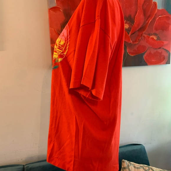 Vintage Red Florida T Shirt Adult Womens L Large Tee Hef-T Ocean 90s USA - Picture 3 of 8